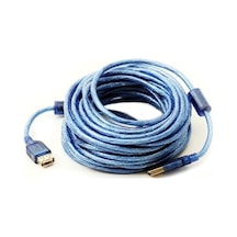 Rose 10 Metre Usb 2.0 Uzatma Kablosu Mavi