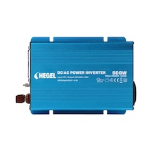 Hegel - İnges 600 Watt 12 Volt Tam Sinüs İnverter - 12v 600w İnvertör