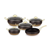 Tr O.m.s Collection 9 Parça Granit Küre Model Tencere Seti Diğer