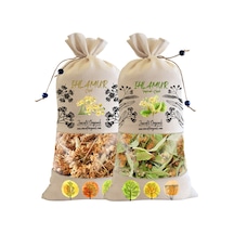 Bez Torba Çiçek Ihlamur 140 Gr. + Yaprak Çiçek Ihlamur 80 Gr. Özel Seçme Ürün Linden 220 Gr.