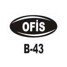 Iş Güvenliği Levhası - Uyarıcı Levha - Ikaz Levhası Ofis Yazılı (261329972)