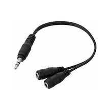 Alfais 4822 Kulaklık Çoklayıcı Ayırıcı 3.5mm Stereo Splitter Switch Kablosu