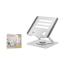 Alüminyum Alaşim 360 Derece Dönebilen Premium Laptop Standi - Silver Hdx8019 Hmngoxxtptprp