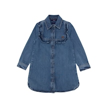 U.s. Polo Assn. Kız Çocuk Mavi Elbise Jean 50291151-dn0022 Mıd Blue