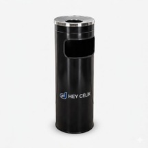 X Max Dış Mekan Küllük K-207 Metal Çöp Hazneli İzmaritlik Hey Çelik