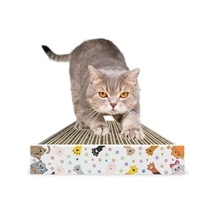 47x17 Cm Boyutlarında 2 Adet Doğal Düz Karton Kedi Tırmalaması