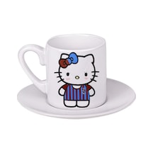 Trabzonspor Hello Kitty Türk Kahvesi Fincanı Beyaz
