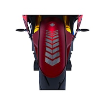 2 Adet Sport Motosiklet Çamurluk Siyah Karbon Fiber Dokulu Kask Sticker Çınar Extreme