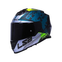 Ls2 Storm 2 Sprinter Siyah Vizör Kask Gri - Siyah