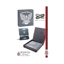 Beşiktaş Siyah Beyaz Silikon Yetişkin Bileklik Kutulu 001