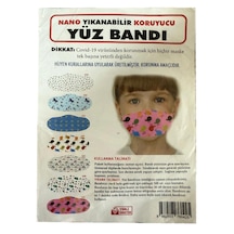 Nano Yıkanabilir Koruyucu Bez Maske Çocuk 12li