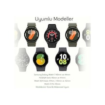İle Uyumlu Yeni Nesil Bağlantı Hasırlı Kumaş Kordon Galaxy Watch 7/6/5/4 Serisi İçin Galaxy Watch 7 Kordon 40mm/44mm Watch 6/4 Classic 47/43/42mm Watch 5 Pro Uyumlu