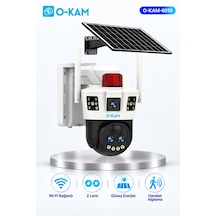 O-kam Ok-6010 Güneş Panelli Wi-fi Güvenlik Kamerası
