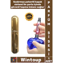 Parfüm Seyahat Tipi Cep Boy Doldurulabilir Alüminyum Gövde Sprey Mini Dolabilir Parfüm Şişesi 5 Ml