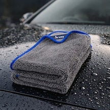 600 Gsm Su Emici Mikrofiber Araç Kurulama Havlusu - Çiziksiz