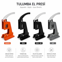Portatif Küçük Tulumba El Presi Çıt Çıt, Kuşgözü, Rivet Ve Düğme Çakma Makinesi Kalıpsız