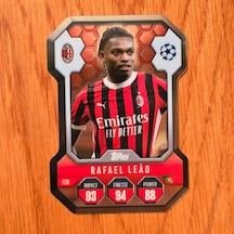 Topps Rafael Leao Chrome Shield Oyun Kartı Sh16