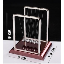Lapidaria Çarpışan Newton Denge Topları Küçük Boy 9x9x7.5 Cm