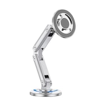 Cbtx C13 Çok Açılı Ayarlanabilir Araç Telefonu Montaj Parçası, Magsafe Manyetik Araç Telefonu Tutucuyla Uyumlu - Gümüş