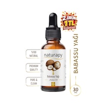 Babassu Yağı Babassu Oil Soğuk Sıkım Sabit Yağ 30 Ml Damlalıklı Cam Şişe