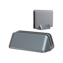 Cbtx Ls-02 Dikey Dizüstü Bilgisayar Sehpası Dizüstü Bilgisayarlar/tabletler İçin Çift Dik Masaüstü Standı Tutucu Şarj Braketi - Gri