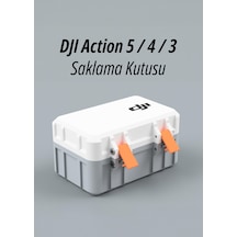 Djı Action 5 / 4 / 3 İçin Dayanıklı Taşıma Ve Saklama Kutusu Sert Kasa 8x11x7 Cm