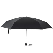Vinil Güneş Koruyucu Kompakt Mini Şemsiye-siyah