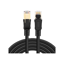 Tkz 1352 Cat8 0.5 Metre 40gbps S/ftp 2000mhz Yüksek Hızlı 26 Awg Kablo, S/ftp Esnek Korumalı Bükümlü Çift 25/40 Gb/sn Rj45 8p8c Altın Kaplama Cat8 İnternet Kablosu 0.5 Metre Cat8 1352