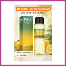 Gees Global Boğaziçi Limon Kolonyası 200 Cc 80 Ferahlatıcı Limon Kokulu Kolonya Pet Şişe 1 Adet Gbzs