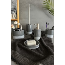 Primanova Reve Banyo Seti 5 Parça - Gri Gri