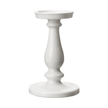 Şamdan Beyaz Renk Ikea 21 CM Mumluk Dekoratif Şamdan