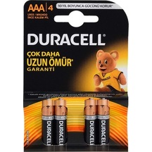 Duracell AAA İNCE ALKALİN Pil 4 LÜ KART