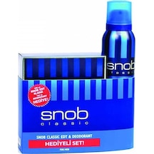 Snob Classic EDT 100 ML + Classic Erkek Sprey Deodorant 150 ML
