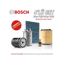 Vw Jetta 1.4 Tsı Bosch  Filtre Bakım Seti (2007-2010) Cax