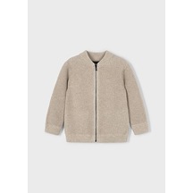 Mayoral Kahve Erkek Çocuk Fermuarlı Hırka 4385 Kahverengi