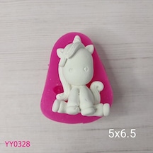 Yy0328 Oturan Unicorn Silikon Kalıp