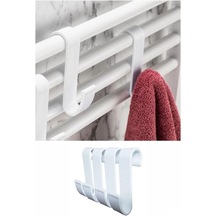 Havlupan Askılık 4'lü Bornoz Askılığı Çamaşır Havlupan Askı Apara Diğer