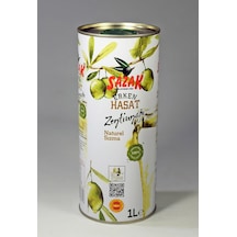 Sazak Erken Hasat Soğuk Sıkım Zeytinyağı Teneke 1 L