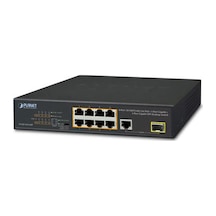 Planet Pl-fgsd-1011hp 8 Port 10/100tx Poe+ 1 Port Gigabit 1 Port Sfp 120w Poe Masasütü Switch