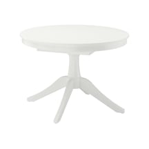 Ikea Beyaz Modern Yemek Masası - Yuvarlak Yemek Masası