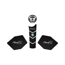 Bmw K1300 R 2009 - 2013 Uyumlu Tank Pad Set 001 Siyah