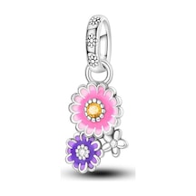 Fubena Yapışık Çiçek Sallantılı Charm