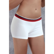 Doreanse Kadın Modal Çizgili Sporcu Şortu 8160