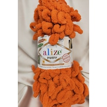 Puffy Portakal El Örgü İpi 100gr. 9mt. 5'li Paket - Renk: 6