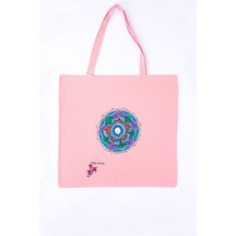 Özel Tasarım Handmade Bez Çanta Pembe
