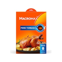 Macromax Fırın Torbası 8 Adet 4 Adet Çok Renkli