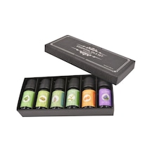 6'lı 10ml Aromaterapi Esansiyel Yağ Seti: Limonotu, Nane, Portakal, Lavanta, Eukaliptus, Çay Ağacı - Zihinsel Konzentrasyon, Rahatlama Ve Mutluluk İçin Uyum, Masaj, Temizlik Kullanımları Çok Renkli Çok Renkli