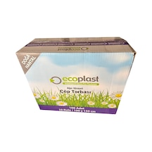 Ecoplast  240 L Siyah Hantal Konteyner Çöp Torbası - 100 x 150 CM - 600 G - 10 Adetlik 10 Rulo