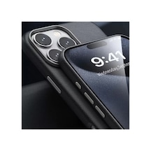 Apple iPhone  Uyumlu-  16 Pro Max Wonder Deri Magsafe Kapak - Titan Gri