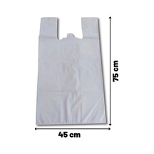 15 Adet 45x75 Ultra Kalın Taşıma Poşeti 40-50 Kg Taşır